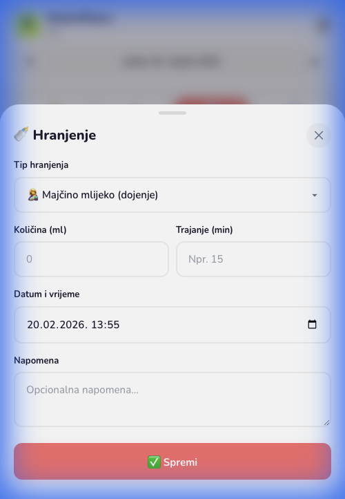 Hranjenje — BebinRitam